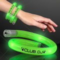 Green Flash LED Wrap-Around Tube Bracelet - 60 Day